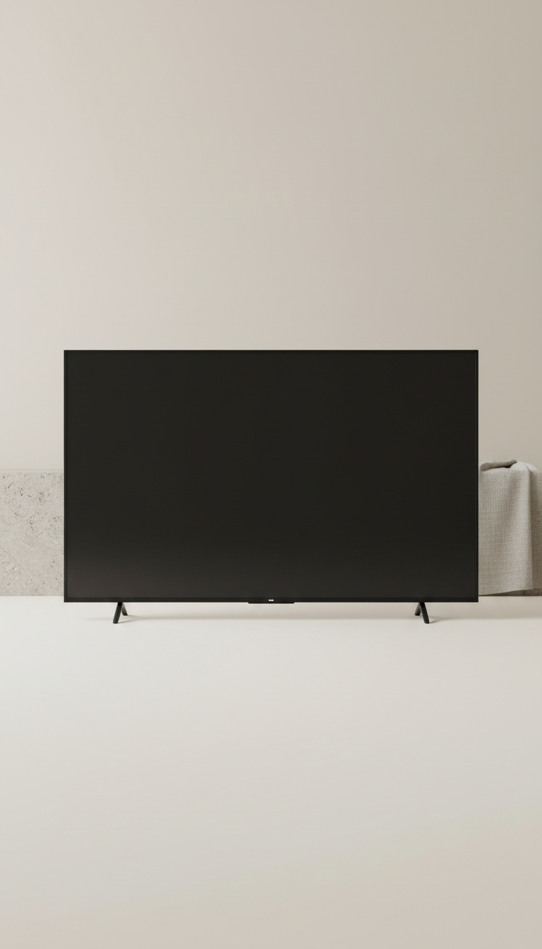 4K ultra-thin television with edge lighting